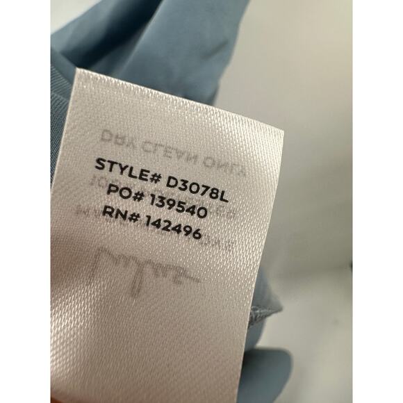 LULU'S Hollywood Woman Dusty Blue Sheath Midi Dress // XS - Picture 9 of 9